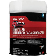 3M - Body Filler - 7 Lb Body Filler, 2-3/4 oz Cream Hardener - All Tool & Supply