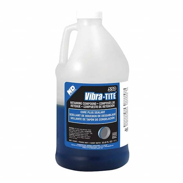 Vibra-Tite - 1 L Jug, Blue, Core Plug Sealant Retaining Compound - All Tool & Supply