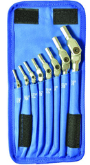 8 Piece -1/8 - 3/8" Chrome HexPro Pivot Head Hex Wrench Set - All Tool & Supply