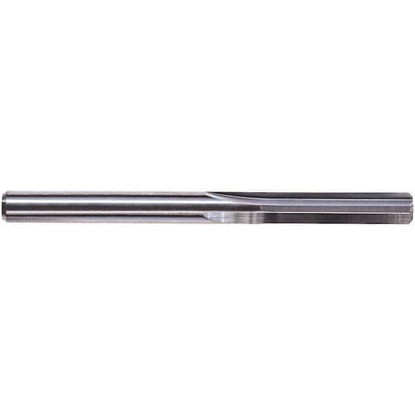 Chucking Reamer: 0.275″ Dia, 3-1/4″ OAL, 1-1/8″ Flute Length, Straight Shank, Solid Carbide 6 Flute, RH