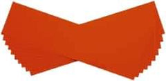 Made in USA - 10 Piece, 5" Wide x 20" Long Plastic Shim Stock Sheet - Coral (Color), ±10% Tolerance - All Tool & Supply