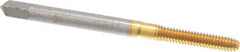 Balax - #5-40 UNC H4 Thread Limit Bottoming Thread Forming Tap - High Speed Steel, TiN Finish, 1-15/16" OAL, 5/8" Thread Length, Right Hand Thread, Series BXB - All Tool & Supply