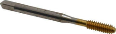 Balax - #10-24 UNC H3 Thread Limit Bottoming Thread Forming Tap - High Speed Steel, TiN Finish, 2-3/8" OAL, 7/8" Thread Length, Right Hand Thread, Series BXB - All Tool & Supply