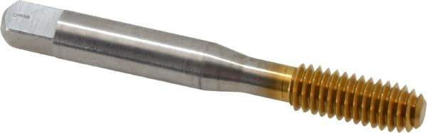 Balax - 5/16-18 UNC H4 Thread Limit Bottoming Thread Forming Tap - High Speed Steel, TiN Finish, 2-23/32" OAL, 1-1/8" Thread Length, Right Hand Thread, Series BXB - All Tool & Supply