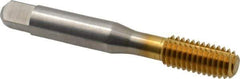 Balax - 3/8-16 UNC H8 Thread Limit Bottoming Thread Forming Tap - High Speed Steel, TiN Finish, 2-15/16" OAL, 1-1/4" Thread Length, Right Hand Thread, Series BXB - All Tool & Supply