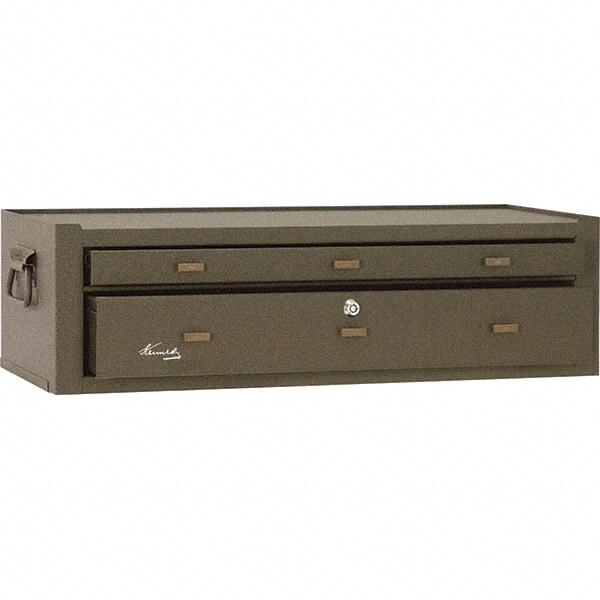 Kennedy - 2 Drawer Brown Drawer Chest Base - 28-1/8" Wide x 7-7/8" High x 9-5/8" Deep, Use with Chests 526, 52611 - All Tool & Supply