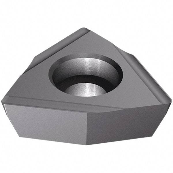 Iscar - WPEX060404 Grade IC908 Carbide Turning Insert - TiAlN Finish, 80° Trigon, 3/8" Inscr Circle, 4mm Thick, 1/64" Corner Radius - All Tool & Supply