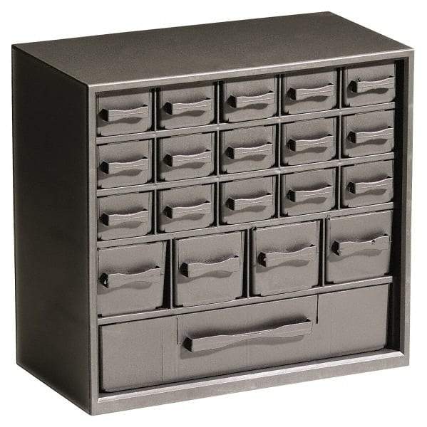 Flambeau - 20 Drawer, Small Parts Cabinet w/Conductive Drawers - 6" Deep x 12" Wide x 11-1/4" High - All Tool & Supply