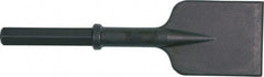 Ingersoll-Rand - 5" Head Width, 18" OAL, 1-1/8" Shank Diam, Asphalt Cutter Chisel - Hex Drive, Hex Shank, Steel - All Tool & Supply