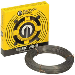 Value Collection - 19 Gage, 0.043 Inch Diameter x 1 Ft. Long, High Carbon Steel, Cut and Straightened Music Wire - ASTM A228 - All Tool & Supply