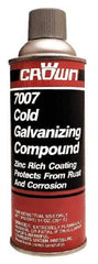 Crown - 13 oz Zinc Cold Galvanizing Compound - Comes in Aerosol, Food Grade - All Tool & Supply