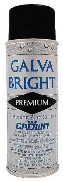 Crown - 16 oz Zinc Cold Galvanizing Compound - Comes in Aerosol, Food Grade - All Tool & Supply