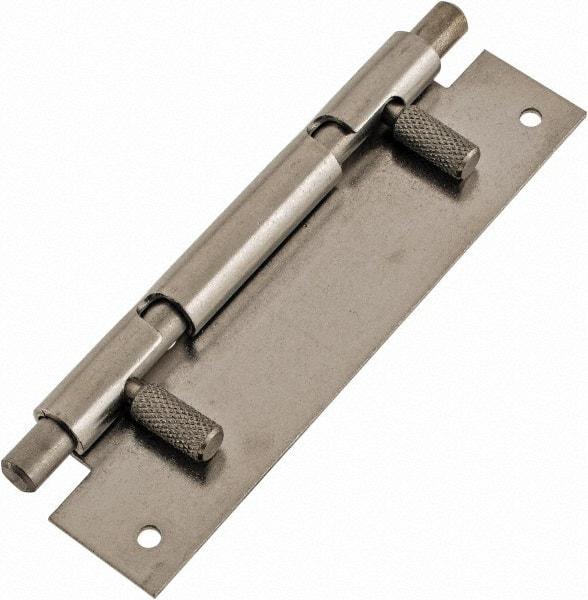 Made in USA - 4" Long x 1" Wide x 0.05" Thick, Keeper Hinge - Stainless Steel - All Tool & Supply