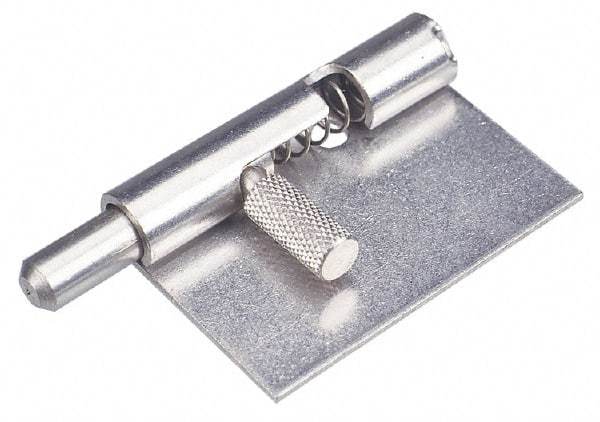 Value Collection - 4" Long x 1" Wide x 0.05" Thick, Keeper Hinge - Stainless Steel - All Tool & Supply