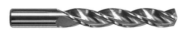 M.A. Ford - 0.4055" 118° Solid Carbide Jobber Drill - Bright Finish, Right Hand Cut, Spiral Flute, Straight Shank, 133mm OAL, Faceted Point - All Tool & Supply