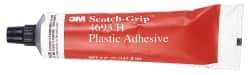 3M - 5 Fluid Ounce Container, Clear, Tube Acetone Construction Adhesive - Series 4693H - All Tool & Supply