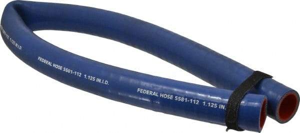 Federal Hose - 1-1/8" ID x 1.52" OD x 3' OAL, Coolant Hose - -65 to 350°F, Blue - All Tool & Supply