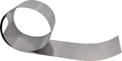 Made in USA - 50 Inch Long x 6 Inch Wide x 0.005 Inch Thick, Roll Shim Stock - Stainless Steel - All Tool & Supply