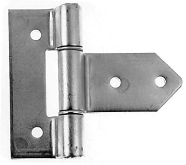 Made in USA - 3-3/4" Long x 2" Wide, Hinge - Zinc, Zinc Plated Finish - All Tool & Supply