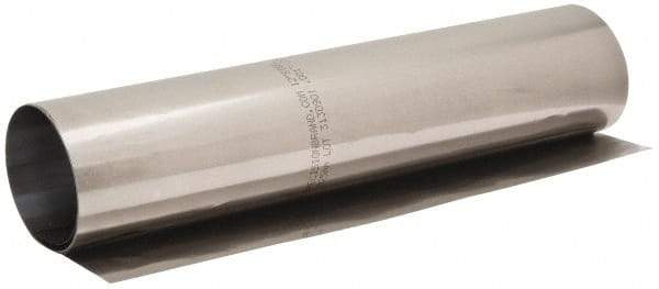 Made in USA - 10 Ft. Long x 12 Inch Wide x 0.001 Inch Thick, Roll Shim Stock - Steel - All Tool & Supply