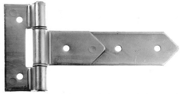 Made in USA - 8" Long x 2" Wide, Hinge - Aluminum, Brushed Finish - All Tool & Supply