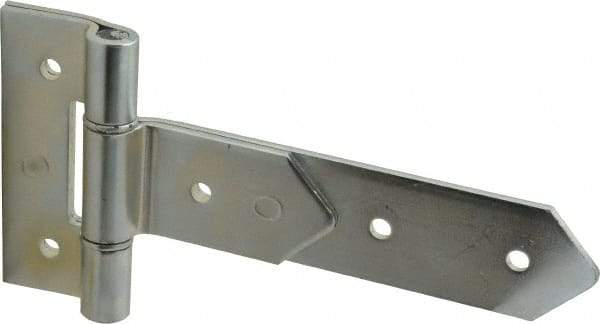 Made in USA - 8" Long x 2" Wide, Hinge - Zinc, Zinc Plated Finish - All Tool & Supply