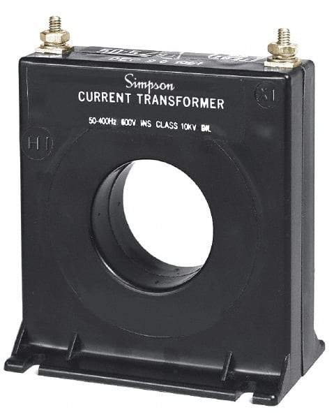 Simpson Electric - 100 Amp AC Input, 60 Hz, Panel Meter Current Transducer - 20, Screw Terminal, For Use with AC Ammeter - All Tool & Supply