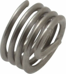 Heli-Coil - #10-32 UNF, 0.19" OAL, Free Running Helical Insert - 4-1/8 Free Coils, Tanged, 304 Stainless Steel, Bright Finish, 1D Insert Length - All Tool & Supply