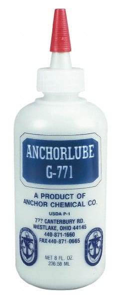 Made in USA - Anchorlube G-771, 5 Gal Pail Cutting Fluid - Water Soluble, For Broaching, Counterboring, Drawing, Drilling, Engraving, Fly-Cutting, Hole Extruding, Milling, Piercing, Punching, Sawing, Seat Forming, Spot Facing, Tapping - All Tool & Supply