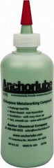 Made in USA - Anchorlube G-771, 8 oz Bottle Cutting Fluid - Water Soluble, For Broaching, Counterboring, Drawing, Drilling, Engraving, Fly-Cutting, Hole Extruding, Milling, Piercing, Punching, Sawing, Seat Forming, Spot Facing, Tapping - All Tool & Supply