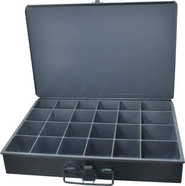 Durham - 24 Compartment Small Steel Storage Drawer - 13-3/8 Inches Wide x 9-1/4 Inches Deep - All Tool & Supply