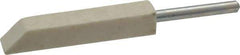 Made in USA - 1/4" Diam, 1/8" Shank Diam, Taper Shaped Mounted Bob - Hard Density, 1/4" Head Length, 1-1/2" Shank Length, Wool Felt, for Reciprocating Tools - All Tool & Supply