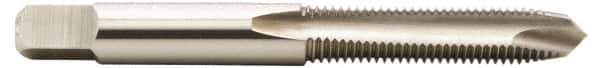 Hertel - 1/2-20 UNF, H3, 3 Flutes, Plug Chamfer, Bright Finish, High Speed Steel Spiral Point STI Tap - 3-19/32" OAL, 1-21/32" Thread Length - Exact Industrial Supply