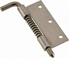 Made in USA - 7/8" Wide x 0.05" Thick, 302/304 Hinge - Stainless Steel, Polished Finish - All Tool & Supply