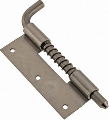 Made in USA - 1" Wide x 1/16" Thick, Hinge - Stainless Steel, Polished Finish - All Tool & Supply