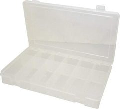 Durham - 10-13/16" Wide x 1-3/4" High x 6-3/4" Deep, Small Parts Compartment Box - Polypropylene Frame, 12 Compartments, 3" Wide x 1-9/16" High x 1-11/16" Deep Bin - All Tool & Supply