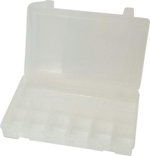 Durham - 10-13/16" Wide x 1-3/4" High x 6-3/4" Deep, Small Parts Compartment Box - Polypropylene Frame, 13 Compartments, 1-9/16" High Bin - All Tool & Supply