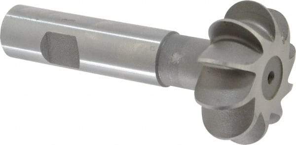 Whitney Tool Co. - 3/8" Radius, 3/4" Circle Diam, 1-7/8" Cutter Diam, Shank Connection, Convex Radius Cutter - 3/4" Shank Diam, 4" OAL, High Speed Steel, Uncoated, Profile Ground, 10 Teeth, Weldon Flat - All Tool & Supply