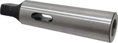 Interstate - MT2 Inside Morse Taper, MT4 Outside Morse Taper, Standard Reducing Sleeve - Soft with Hardened Tang, 1/4" Projection, 124mm OAL, 31.6mm Body Diam - Exact Industrial Supply