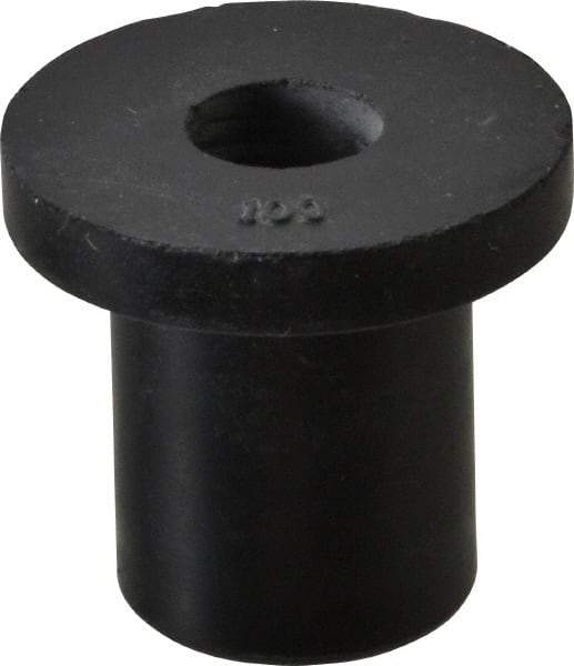 RivetKing - 3/8-16, 1-1/4" Diam x 0.187" Thick Flange, Rubber Insulated Rivet Nut - Neoprene, 3/4" Body Diam, 1-1/16" OAL - All Tool & Supply