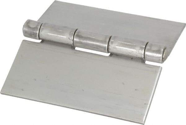 Value Collection - 4" Long x 4" Wide x 0.12" Thick, 316 Stainless Steel Commercial Hinge - 0.25" Pin Diam - All Tool & Supply