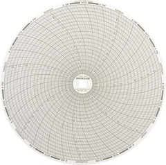 Dickson - 32 to 122°F, 7 Day Recording Time Chart - 8 Inch Diameter, Use with Esx Recorders - All Tool & Supply