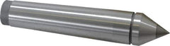 Value Collection - 0.95" Head Diam, Carbide-Tipped Steel Standard Point Solid Dead Center - 3MT Morse Taper, 0.95" Point Diam, 4.92" OAL - All Tool & Supply