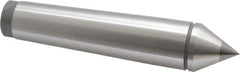 Value Collection - 1.24" Head Diam, Carbide-Tipped Steel Standard Point Solid Dead Center - 4MT Morse Taper, 1.24" Point Diam, 6-5/16" OAL - All Tool & Supply