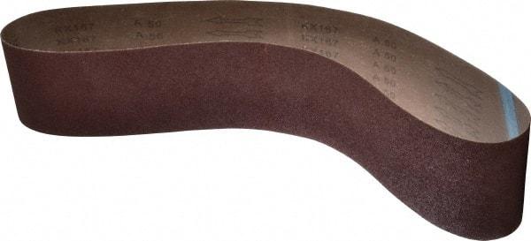 Tru-Maxx - 4" Wide x 48" OAL, 50 Grit, Aluminum Oxide Abrasive Belt - Aluminum Oxide, Coarse, Coated, Cloth Backing - All Tool & Supply