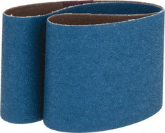 Made in USA - 3" Wide x 24" OAL, 60 Grit, Zirconia Alumina Abrasive Belt - Zirconia Alumina, Medium, Coated, X Weighted Cloth Backing - All Tool & Supply