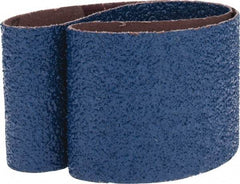 Made in USA - 3" Wide x 24" OAL, 24 Grit, Zirconia Alumina Abrasive Belt - Zirconia Alumina, Very Coarse, Coated, X Weighted Cloth Backing - All Tool & Supply