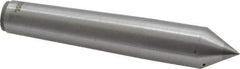 Made in USA - Carbide-Tipped Alloy Steel Standard Point Solid Dead Center - 2MT Morse Taper, 4-3/16" OAL - All Tool & Supply