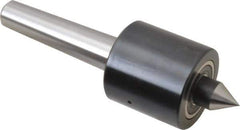 Riten - MT2 Taper Shank, 1-5/8" Head Diam 1,000 Lb Capacity Live Center - 2,500 Max RPM, 1-5/8" Head Length, 9/16" Point Diam, 13/16" Point Len, 300 Lb Max Workpc, Standard Point - All Tool & Supply