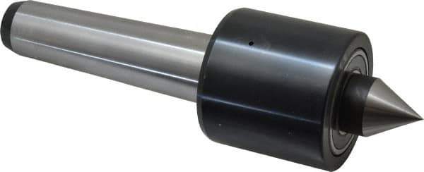 Riten - MT4 Taper Shank, 2-3/8" Head Diam 2,200 Lb Capacity Live Center - 2,500 Max RPM, 2-1/4" Head Length, 1" Point Diam, 1-1/4" Point Len, 1,100 Lb Max Workpc, Standard Point - All Tool & Supply